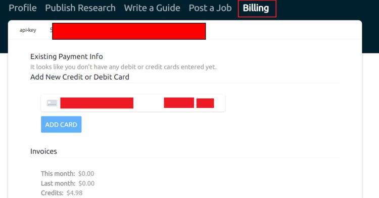 How To Use The DeepAI Service In Your Cross Platform Apps. Billing information.