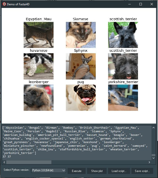 fastai app development on Windows - a screen full of puppies