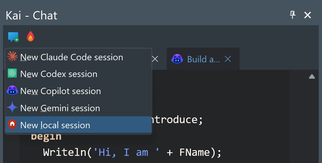 Embarcadero KAI - Agentic AI for RAD Studio